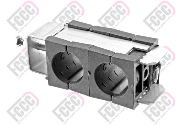 بست دوتایى لوله گیر ثابت 7/8 اینچ - تصویر 2