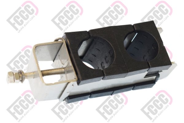 بست دوتایى لوله گیر ثابت 7/8 اینچ - تصویر 3