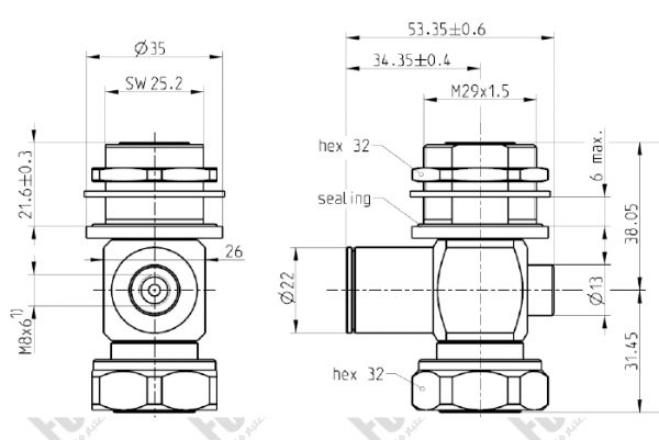 سرج ارستر 7/16M-7/16F روزنبرگر - تصویر 2