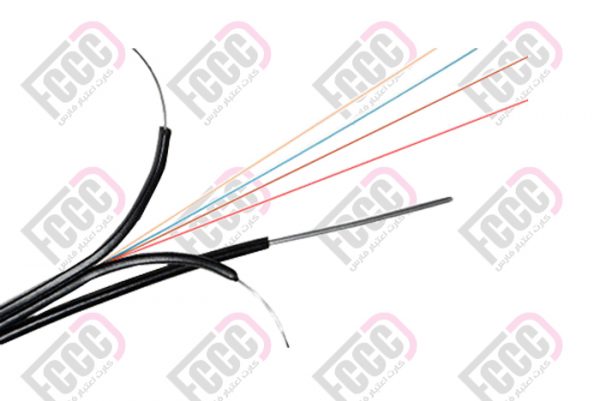 کابل دراپ FTTH دو کر یا چهار کر سه مهاره Outdoor