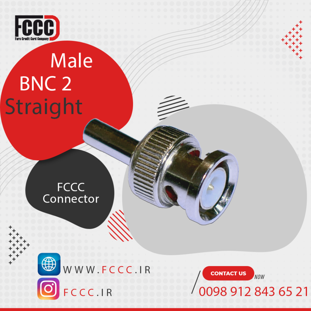 کانکتور پرسی راسته نری BNC2